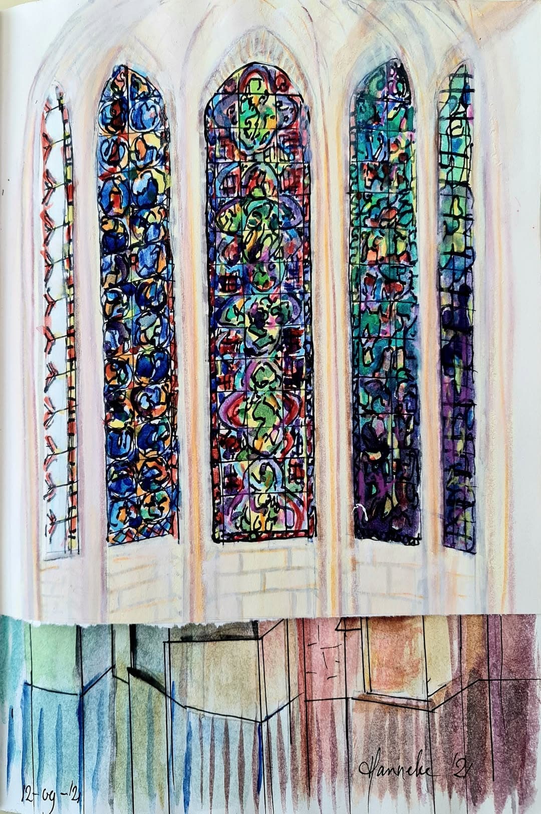 Kerk door Hanneke van den Boomen