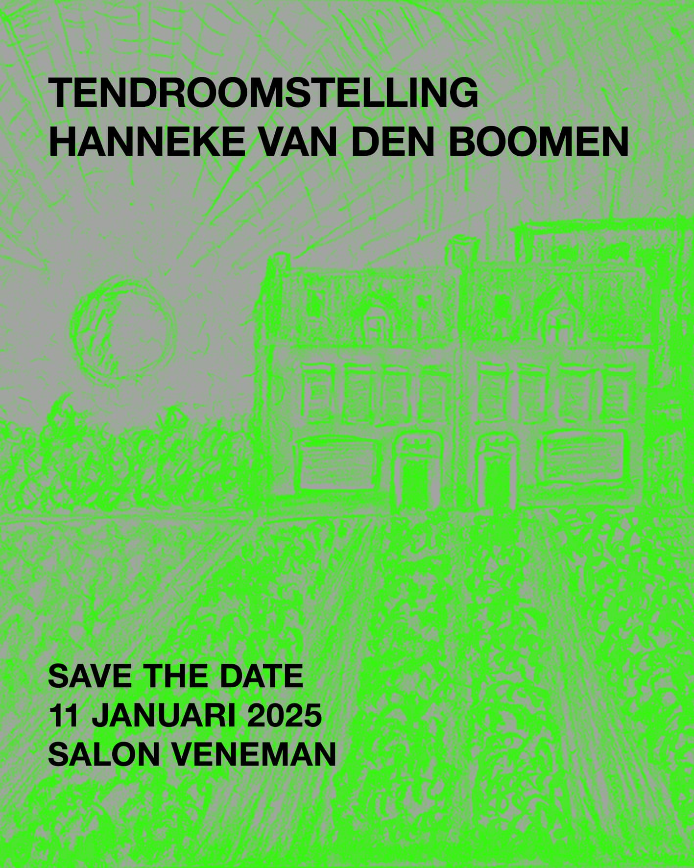 Flyer van de Tendroomstelling